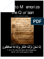 How To Memorize The Quran