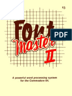 Fontmaster II User Manual