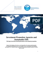 Investment Promotion Agencies and Sustainable FDI:: Moving Toward The Fourth Generation of Investment Promotion