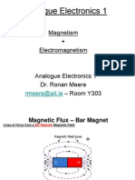 Analogue Electronics 1: Magnetism + Electromagnetism