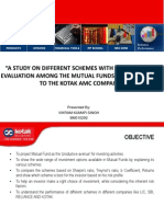 A Study On Different Schemes With Comparison & Evaluation Among The Mutual Funds With Reference To The Kotak Amc Company