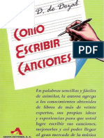 Como Escribir Canciones - Mary D de Dozal