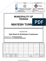 DATA SHEET For Distribution Transformer