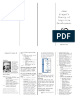 Jean Piaget's Theory of Cognitive Development Hand Outs