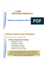 Sistema Predial de Gás Combustível