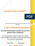 ALIMENTAÇÃO E NUTRIÇÃO INFANTIL Palestra