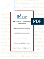 Caso Practico Del Sitema de Educacion Especial