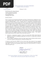 USIBWC, February 15, 2012 Unilateral Approval For Border Walls in Rio Grande Floodplain