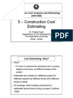 5 Cost Estimating