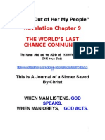 Revelation Chapter 9 The World'S Last Chance Community: "Come Out of Her My People"