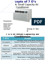 Concepts of 7 O's - Air Conditioners