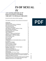 SECRETS OF SEXUAL ECSTASY The Oriental Bedroom Art of EJACULATION CONTROL THE KEY TO FEMALE ORGASM by DAVID AND LINDA HOWE