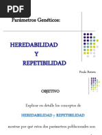 Heredabilidad Animal