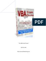 Vba Crash Course