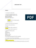 Cobol Mock Test