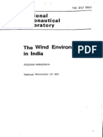 The Wind Environment in India