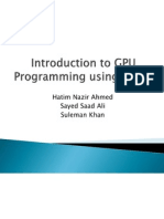 Intro To Gpu &amp Cuda