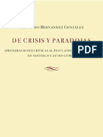 De Crisis y Paradojas. Aproximaciones y Críticas Al Postlatinoamericanismo de Santiago Castro-Gómez, de Fernando Hernández González