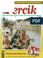 Indonesia Water Supply and Sanitation Magazine PERCIK June 2004. Sanitation Underestimate