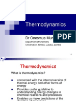 Thermodynamics: DR Onesmus Munyati