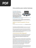 Guía Práctica para Realizar Backups