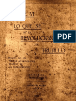 Lo Que VI y Lo Que Sé de La Revolución de Trujillo