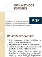 Lecture Note - Research Methods and Statistics