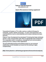 Transactional Analysis Handout Pteamd