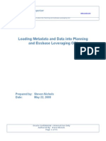 ODI Loading MetaData and Data Into Planning and Essbase