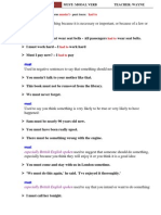 Modal Verb - Must - Worksheets