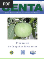 CENTA. Boletín Técnico Producción de Guayaba Taiwanesa