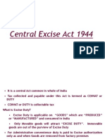 Central Excise Act