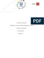 Financial Analysis of Unilever PK