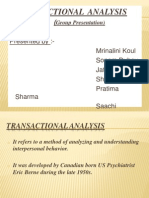 Transactional Analysis: Group Presentation)