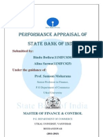 Performance Appraisal of Sbi