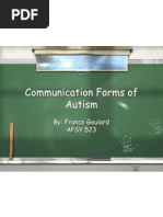 Communication Forms of Autism