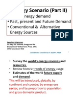 Energy Scenario (Part II)