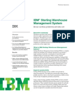 IBM Sterling Warehouse Management System: Increase Warehouse Productivity and Reduce Costs