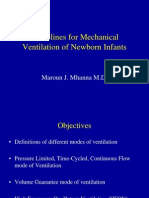 Guidelines of Mechanic Ventilation in Newborn Infants