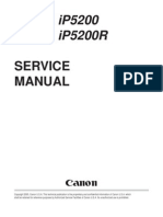 PIXMA Ip5200 PIXMA iP5200R: Service Manual