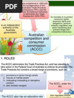 Australian Competition and Consumer Commission (ACCC) : Is An Independent Authority of The Australia Government