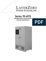 LayerZero Series 70 eSTS Static Transfer Switch Technical Specifications