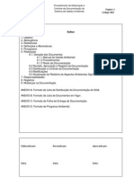 Elaboração e Controle Da Documentação Do Sistema de Gestão Ambiental