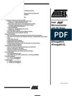 8-Bit Microcontroller With 8K Bytes In-System Programmable Flash Atmega8515 Atmega8515L