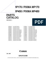 Canon PIXMA MP170 MP450 Parts Catalog