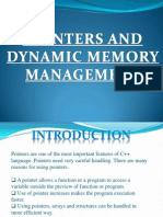 Pointers and Dynamic Memory Management