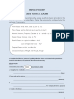 Practice Adverbial Clauses PDF