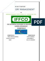 Inventory Management in Iffco V