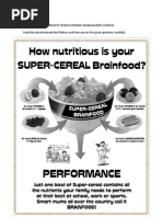 COMPREHENSION Add Super Cereal