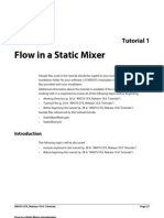 Tutorial StaticMixer ANSYS